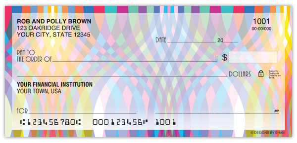 Designs by Shan Electric Spectrum Checks